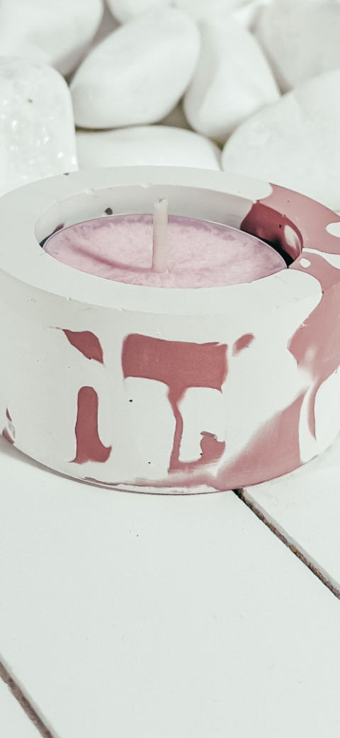 POJEMNIK GIPSOWY PINKY NA TEALIGHTY - MAŁY (1 SZTUKA) POJEMNIK GIPSOWY PINKY NA TEALIGHTY - MAŁY (1 SZTUKA)
