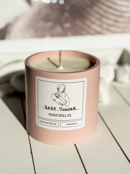 ŚWIECA BABY POWDER - DUŻA 350 ML