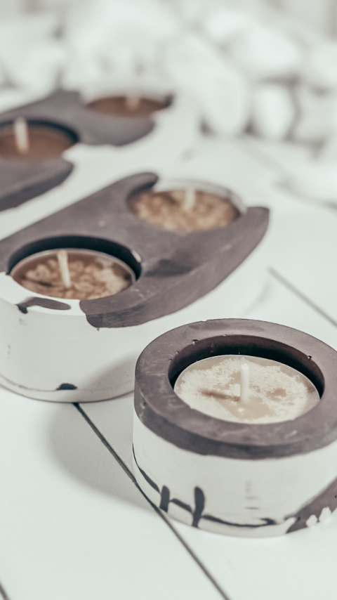 POJEMNIK GIPSOWY BROWNIE NA TEALIGHTY - MAŁY (1 SZTUKA) POJEMNIK GIPSOWY BROWNIE NA TEALIGHTY - MAŁY (1 SZTUKA)