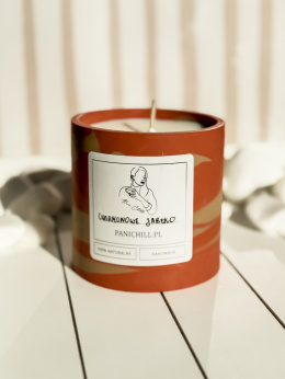 ŚWIECA CYNAMONOWE JABŁKO - DUŻA 350 ML