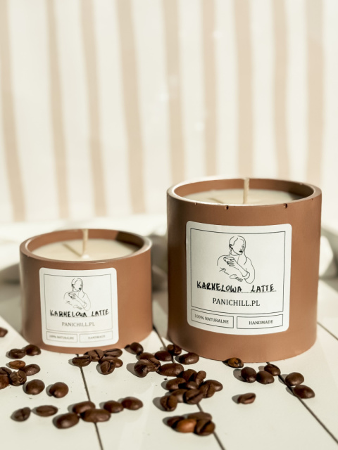 ŚWIECA KARMELOWA LATTE - ŚREDNIA 150 ML ŚWIECA KARMELOWA LATTE - ŚREDNIA 150 ML