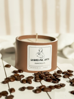 ŚWIECA KARMELOWA LATTE - ŚREDNIA 150 ML
